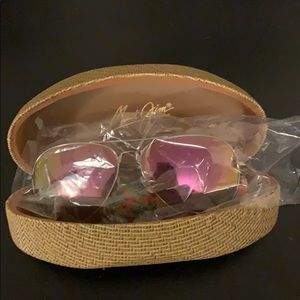 Maui Jim maverick sunshine pink sunglasses